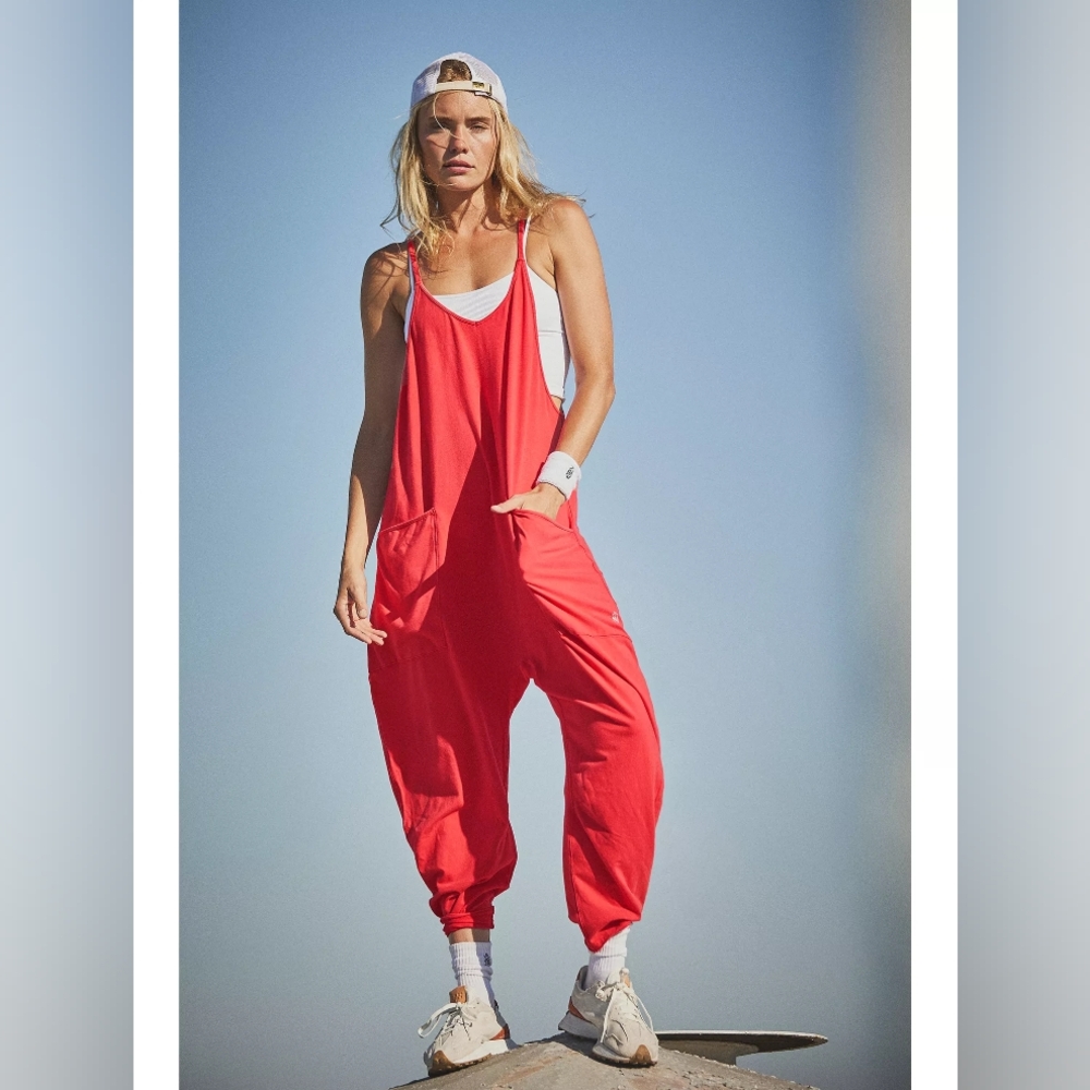 Free People Orange Women's Jumpsuit *MINT CONDITION*